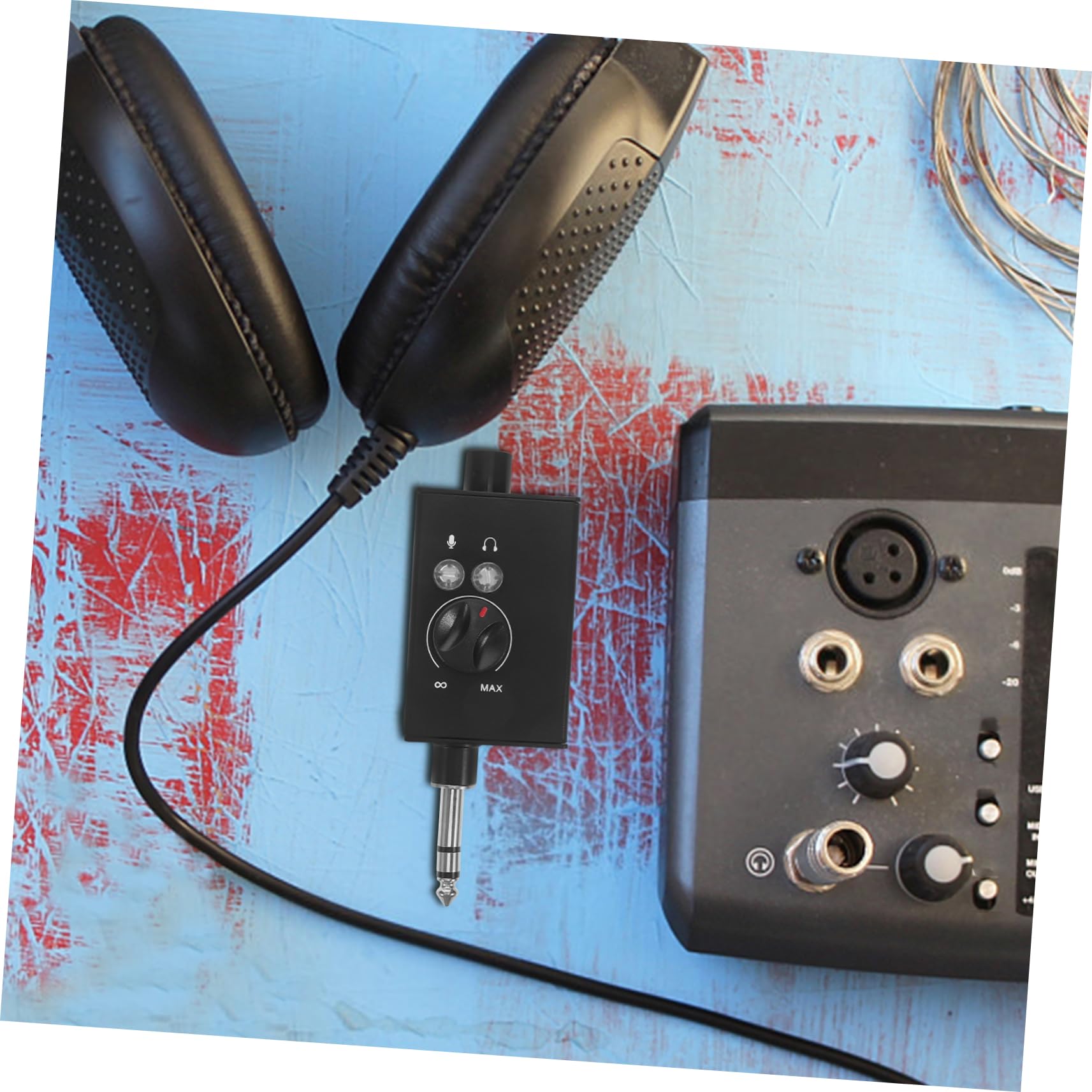 Milisten 1 Set Mixer di schede audio dispositivo di cambio vocale attrezzatura per DJ per principianti DJ Sound Board mixer audio da gioco mixer DJ per plastica Nero