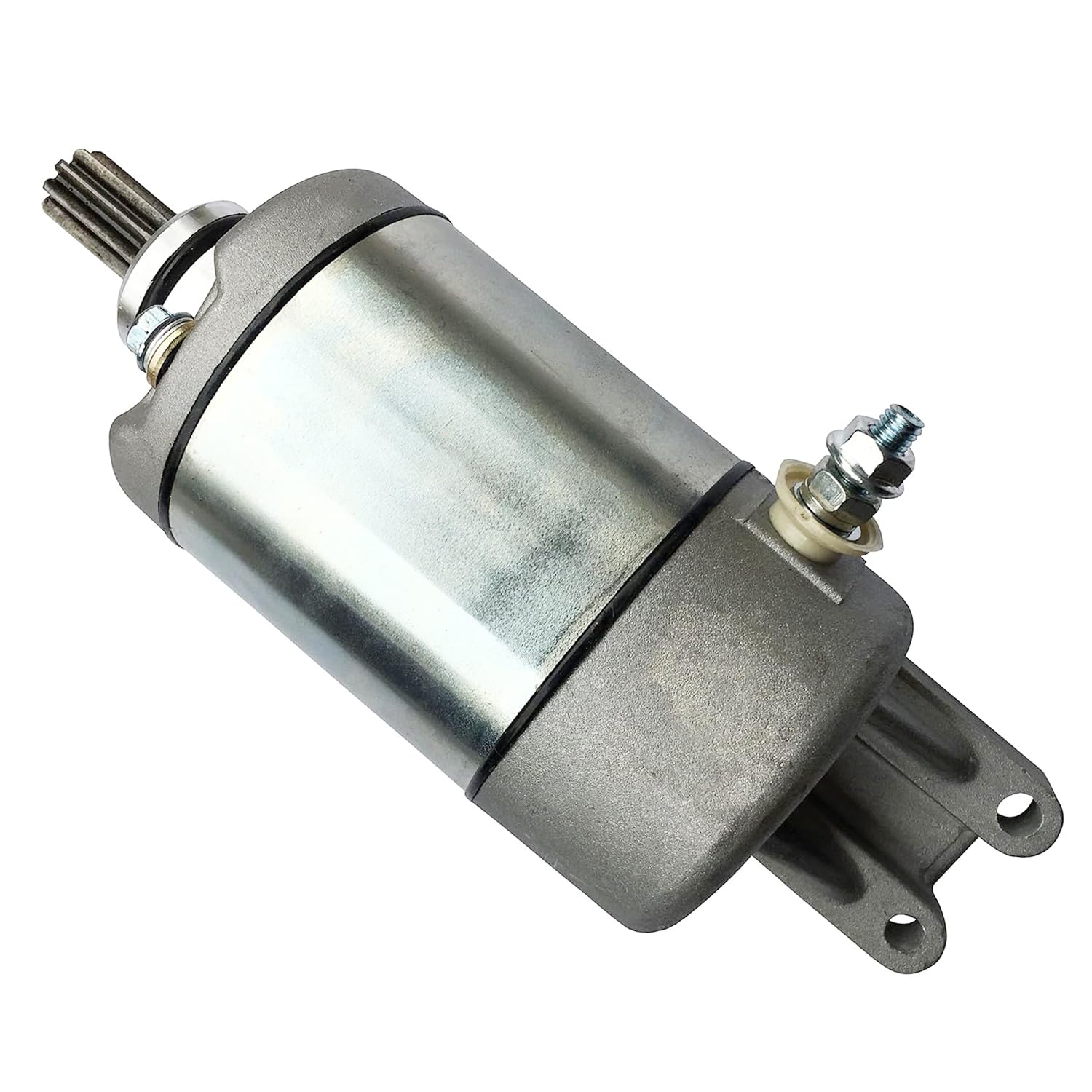 Starter Motor & Solenoid Relay for Can-Am Outlander 450 400 330 All Models 2003-2023 (2X4 4X4 6X6 Max XT L T EFI), 18823 420684280 420684282 420684283