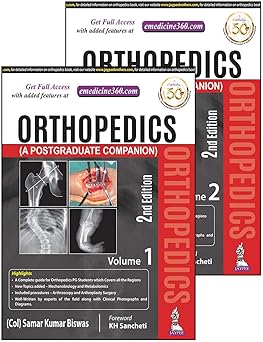 ORTHOPEDICS (A POSTGRADUATE COMPANION) 2 VOLUMES