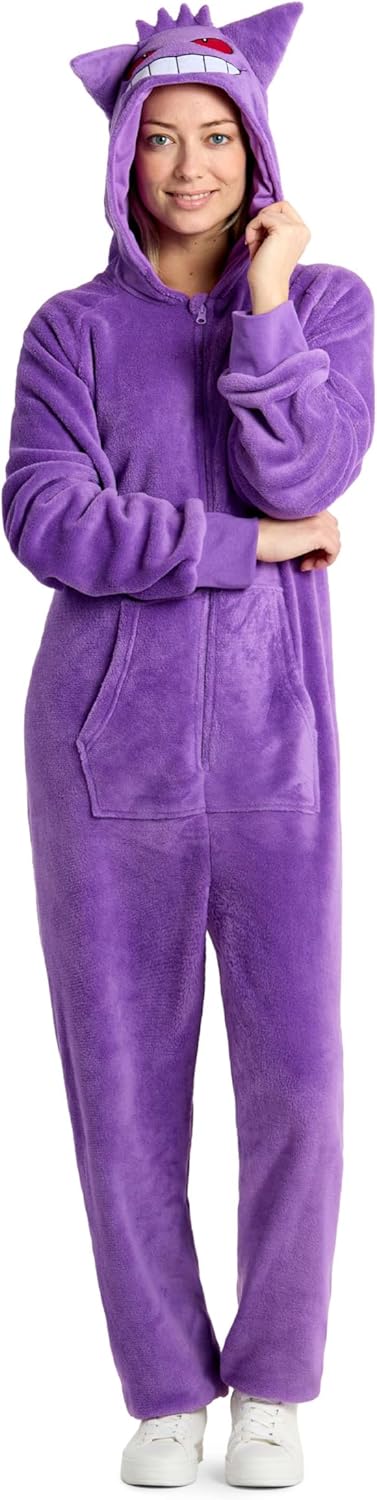 Opposuits Adult Unisex Onesie - Pokémon One-piece Pajamas - Loose Fit - Including Pockets - Yellow