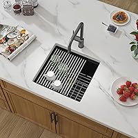 Vista 79 de 18 Granite Composite Bar Sink - Donsdey 18”×16” Undermount Granite Kitchen Sink Black Quartz Classic Composite Under Counter Single Bowl Bar Prep RV