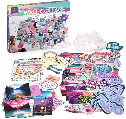 Miniatura 8 de Craft-tastic Collage de pared de bricolaje - Kit de manualidades - Personaliza tu espacio con citas inspiradoras, diseños precortados e imágenes