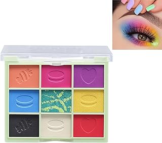 Eyeshadow Palettes, 9 Colour Matte Shimmering Eye Shadow Palette, Colorf...