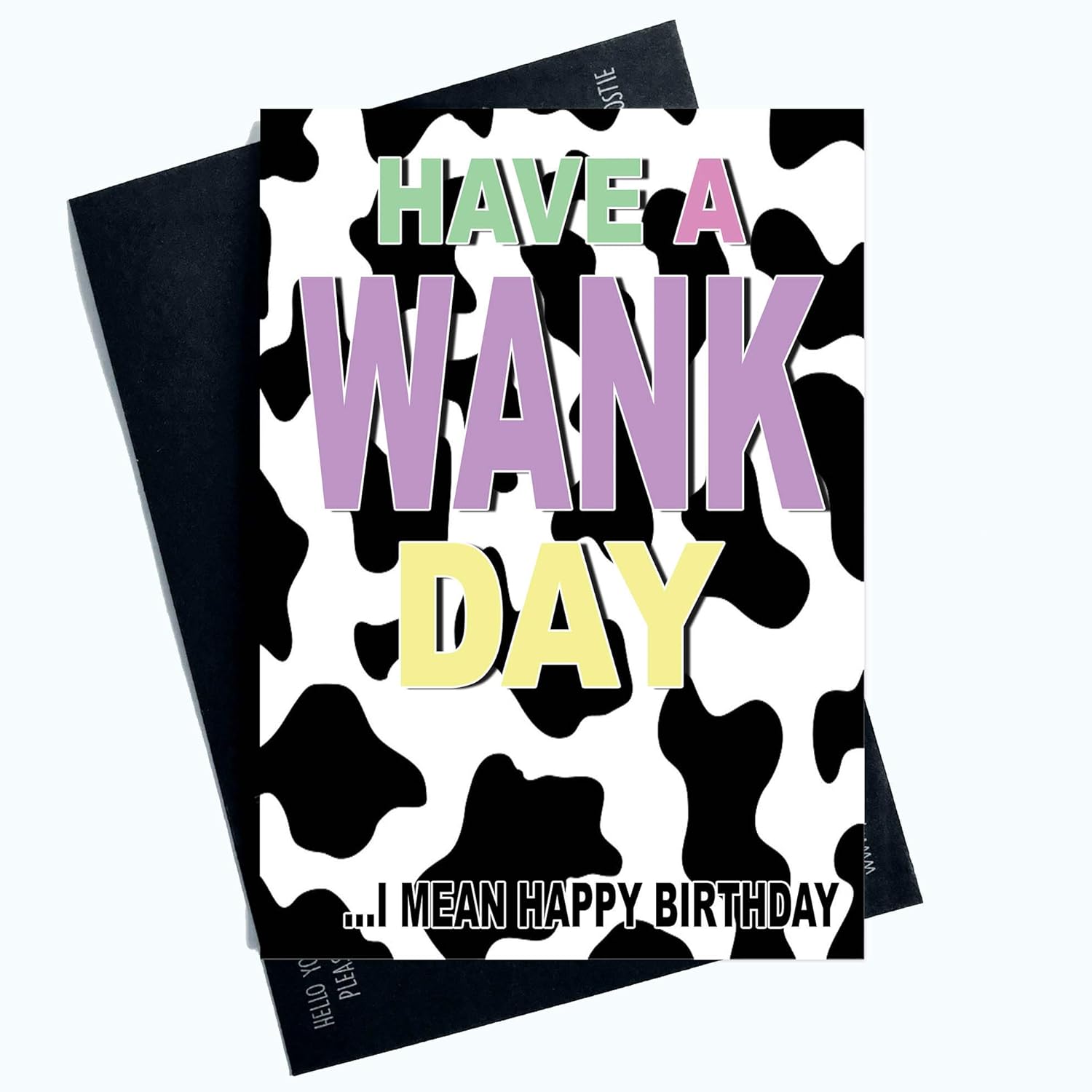 Funny Birthday Cards Have A W*nk Day Joke Card Friend Colleague Cheeky PC1074