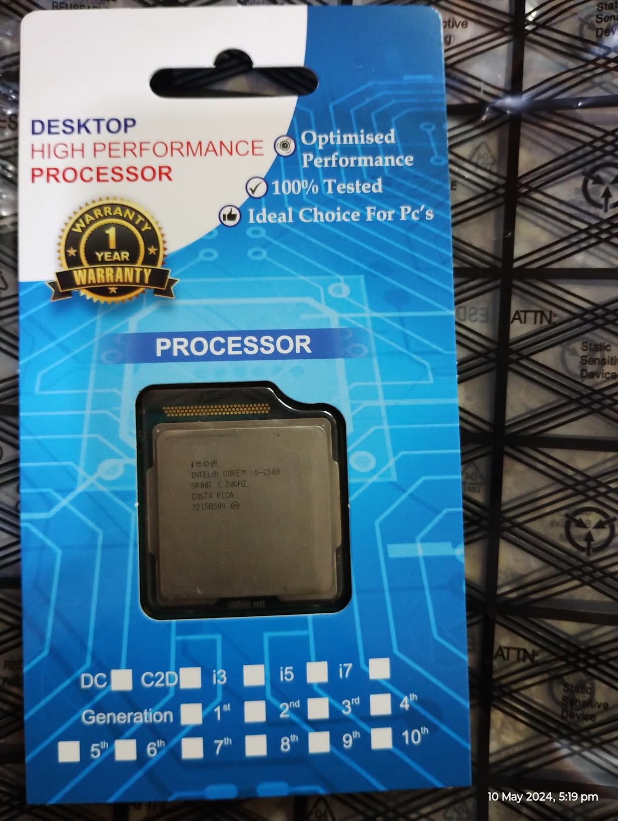 Amazon.in: Buy Core i5-2500 (i5 2nd Generation Processor) 3.3 GHz ...