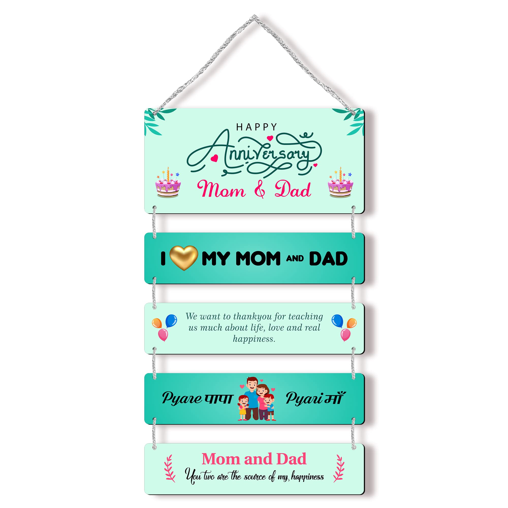 Anniversary Wall Hanging - Beautiful Quote Gift -10