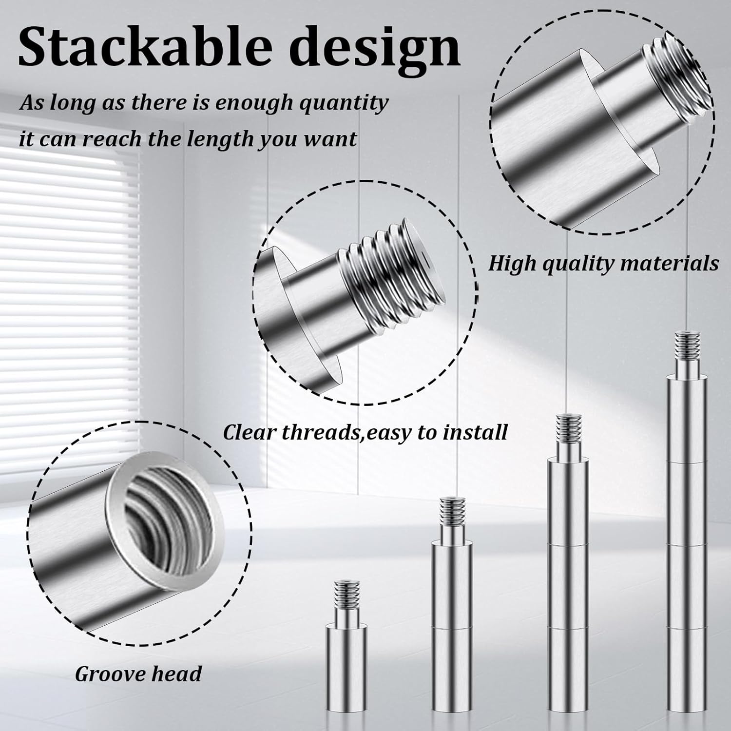 40 PCS Scrapbook Extension Posts & Screws, Album Accessories, Photo Album Refill