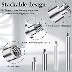 40 PCS Postes d'extension de cahiers & Vis, Accessoires d'album, Recharge d'Album Photo