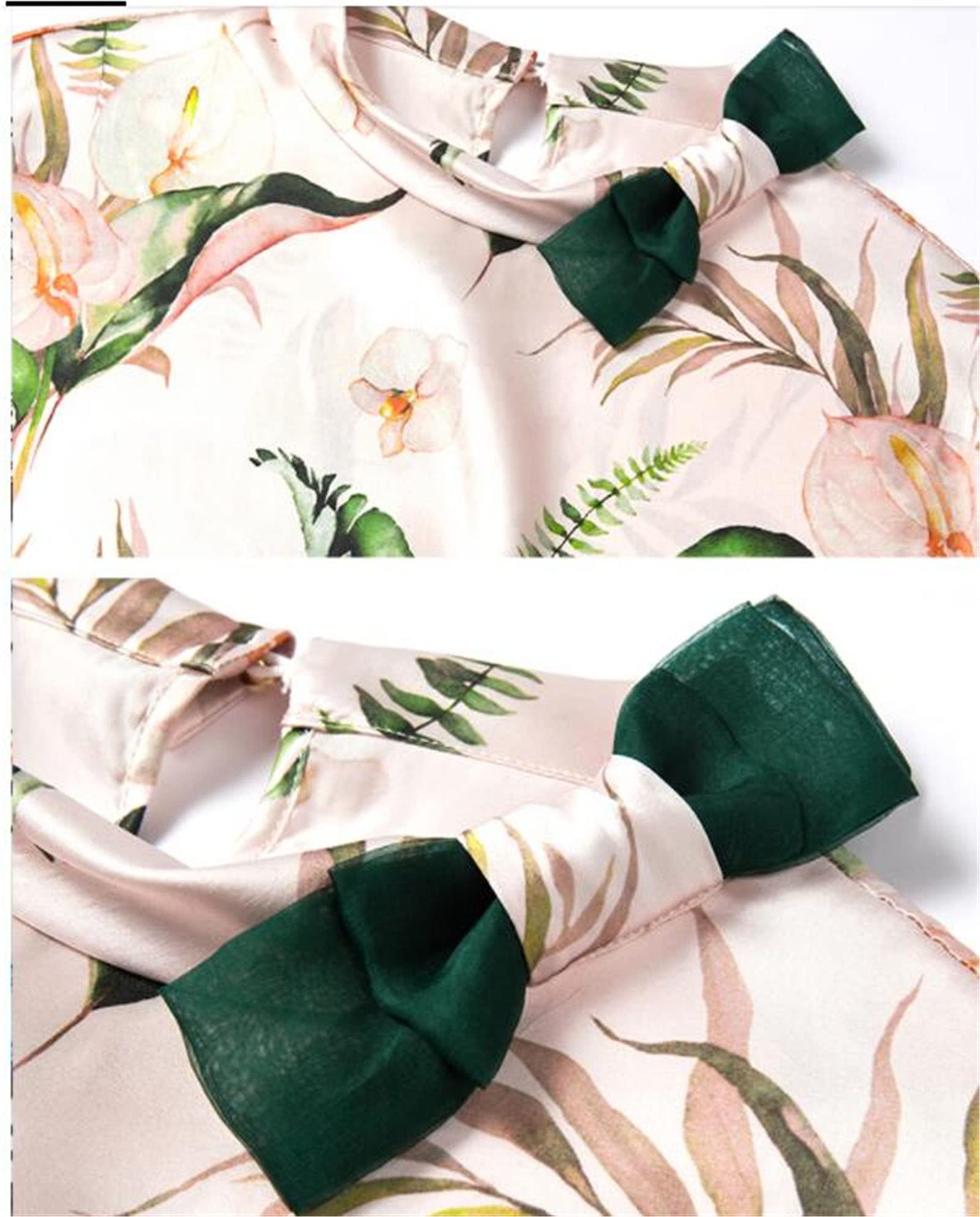 Chemisier d'été élégant à manches courtes en satin pour femme, a, XXL