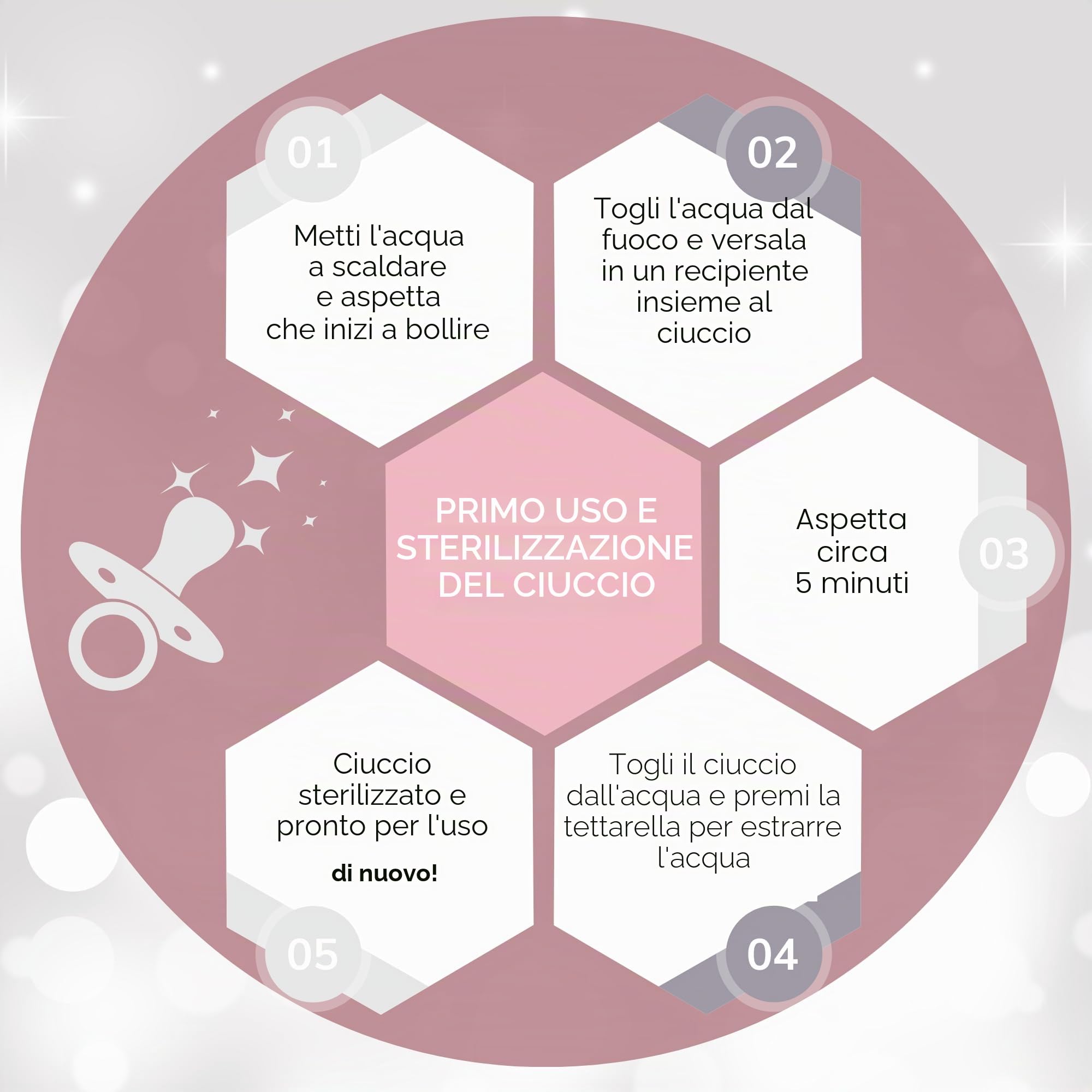 Regalo personalizzato per la nascita | 2 Ciucci per Bambini Personalizzati | per Neonati 0/6 Mesi Senza BPA i orsacchiotto personalizzato in scatola personalizzata | BebeDeParis