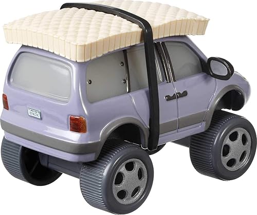 Miniatura 3 de Disney Cars Toys Pixar Cars - Vehículo Leroy Traffik de gran tamaño fundido a presión con neumáticos de nieve, camión de juguete coleccionable,