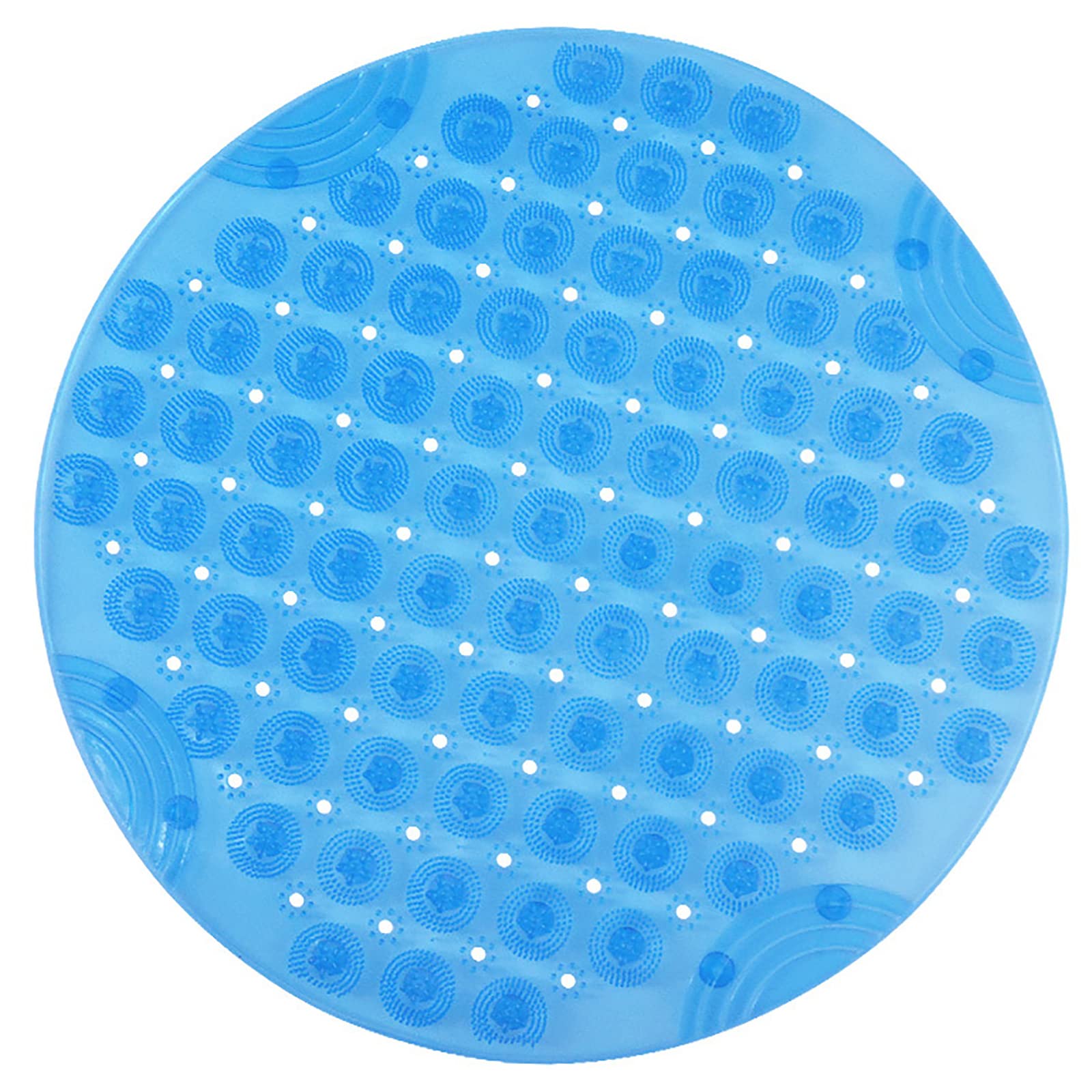 Tapis de baignoire antidérapant bleu pour une douche sereine