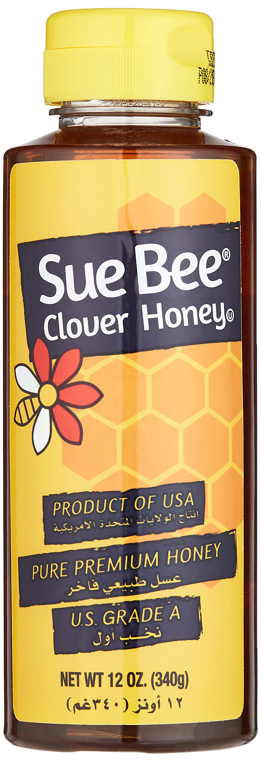 Sue Bee Premium Clover Honey Table Server 340g, Brown