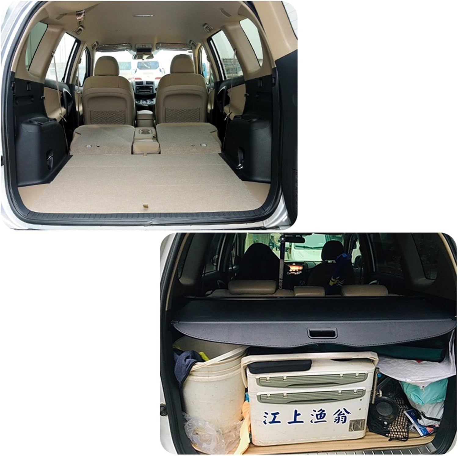 for 2006-2013 Toyota RAV4 Cargo Cover Trunk Retractable Parcel Rack Waterproof Shield Privacy Auto Accessories