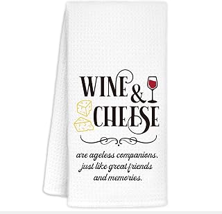 Wine Kitchen Towels, Wine Gifts for Lovers Women, Bar Towels for Home Bar Kitchen, 16x24 Inch
