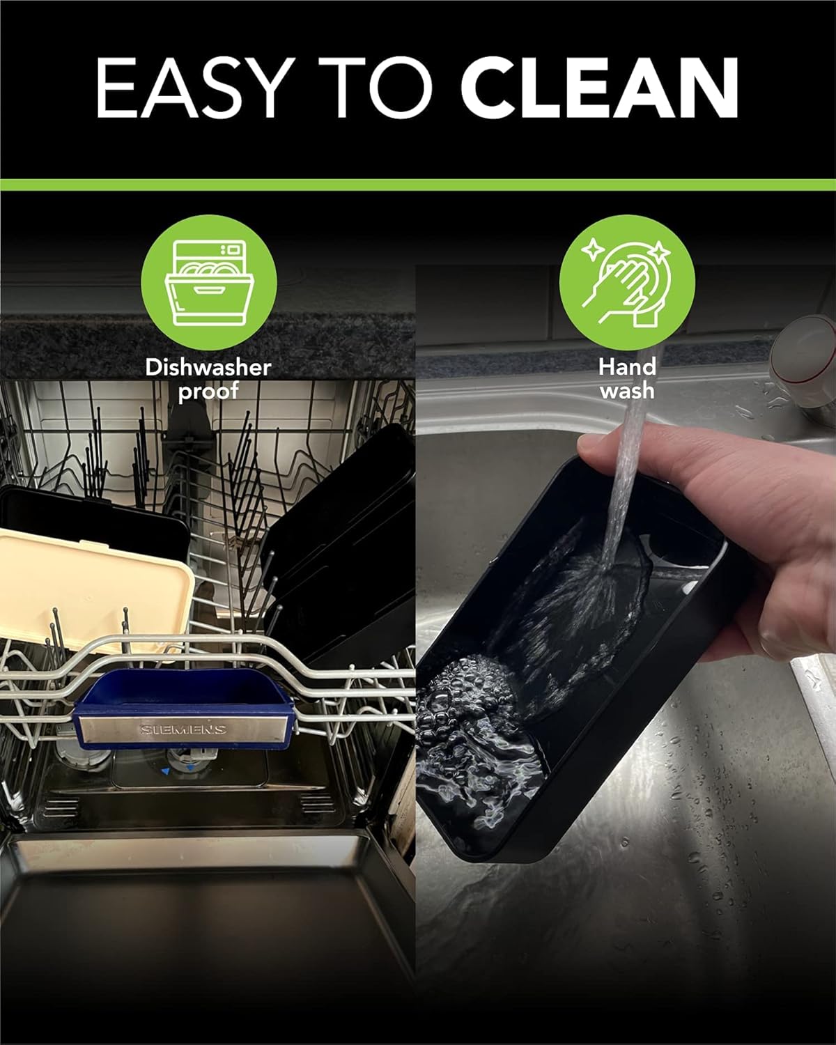 UMAMI All-in-One Bento Box for Adults/Children, 1 New Sauce Pot, 4 Full Wood Cutlery Set & 2 Dividers Included,2 Meal Prep Lunch Box Food Containers for Men/Women, Microwave, Dishwasher & Freezer Safe: Home & Kitchen