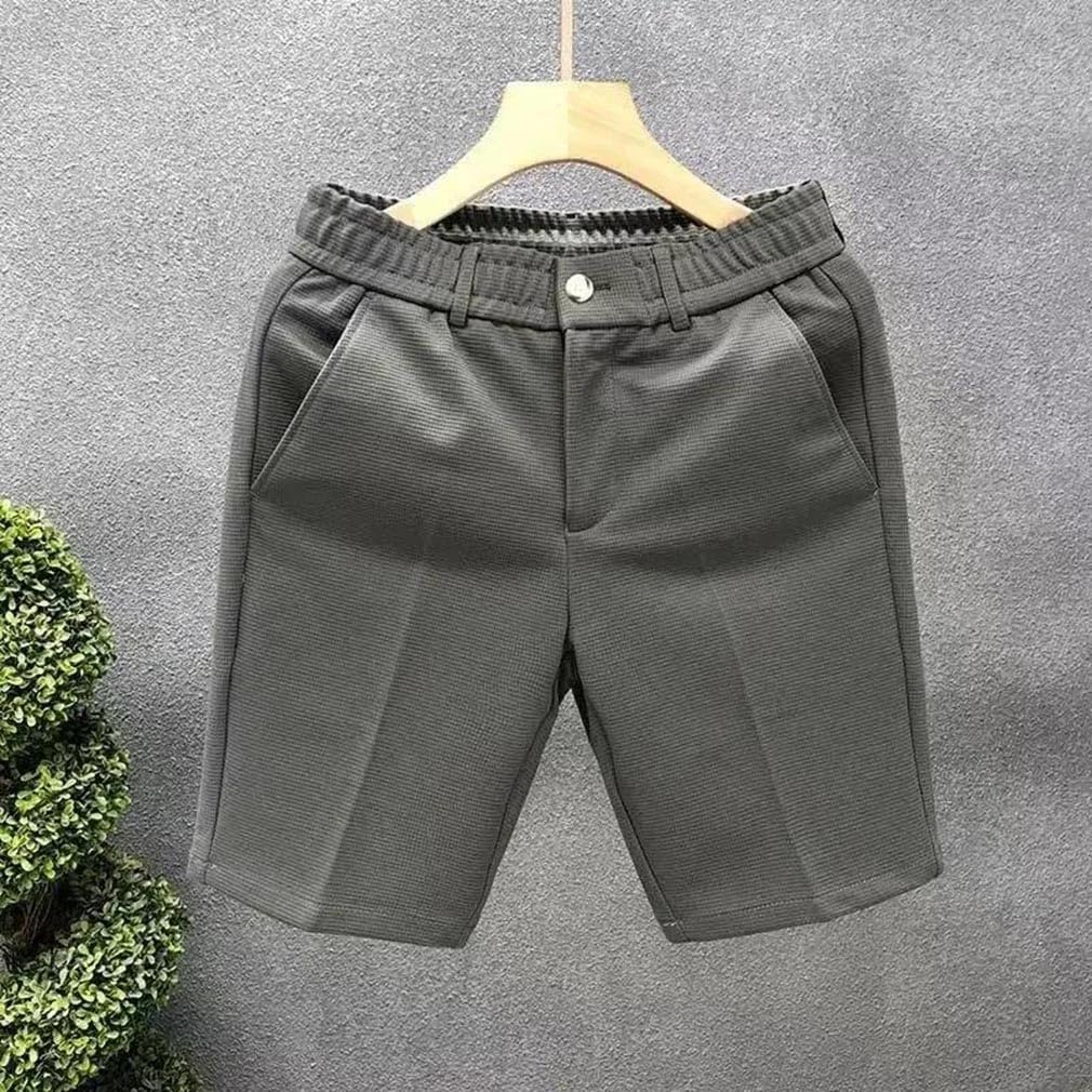 Men's Business Suit Shorts Slim Fit Summer Casual Daily Wear Shorts