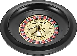 Cabilock Pokerspielrad Russisches Roulette Set 10 Zoll Kompaktes Drehrad Für Party Spieleabend Und Unterhaltung