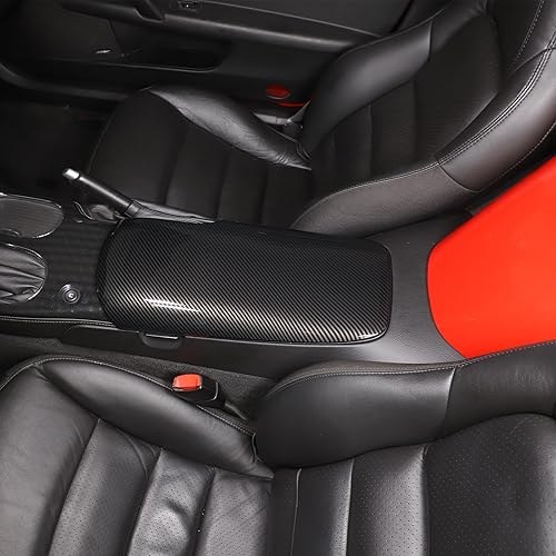 Miniatura 10 de Cubierta de panel de caja de reposabrazos compatible con Chevy Corvette C6 2005-2013, caja de reposabrazos de control central, accesorios de