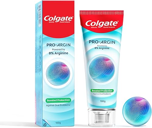 Colgate Pasta de dientes Pro Argin, 2 veces fuerza de esmalte, protección mejorada contra sensibilidad, daño del esmalte, pH oral, caries (3.5 onzas)