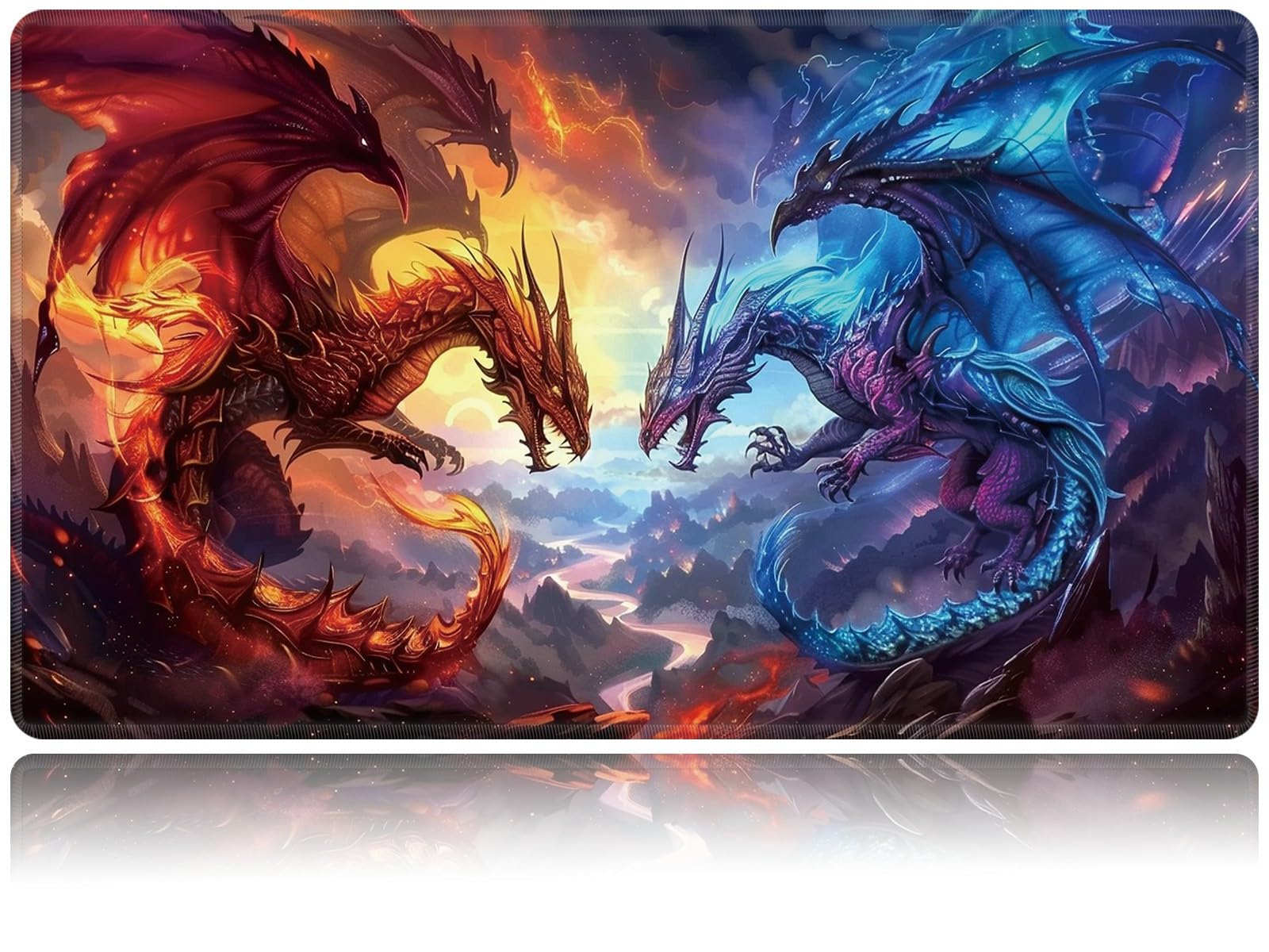Amazon.com: Playmat for MTG, Card Game Mat Non-Slip Rubber Base