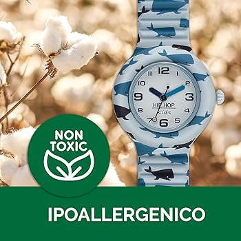 Orologio Bambino Hip Hop Skull - Cinturino Silicone Intercambiabile, Movimento Quarzo, Resistente All'Acqua - Foto 6