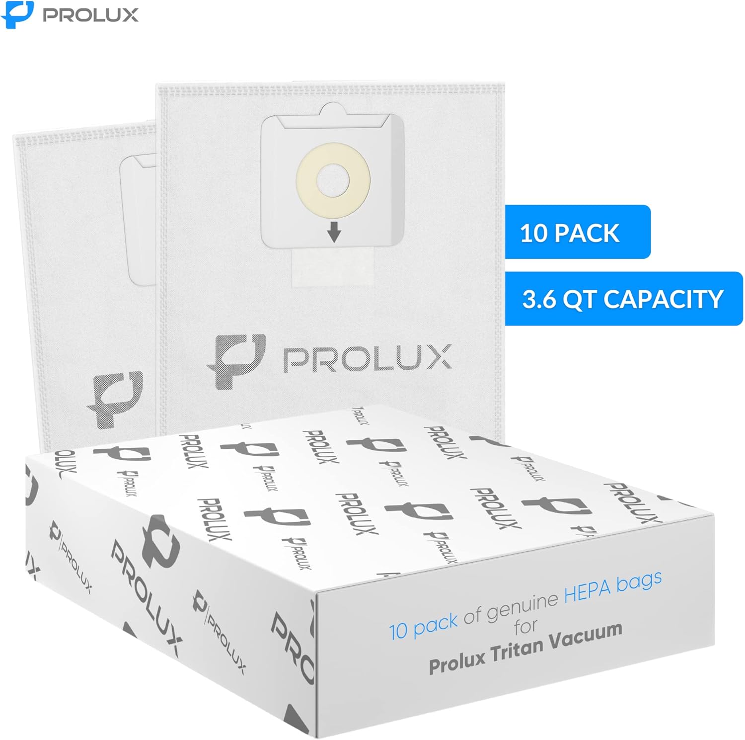 Buy GV Genuine 10 Pack of Bags for Prolux Tritan Vacuum Cleaner Online