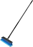 Vista 1 de Carrand 93058 Cepillo para lavado de autos de lujo de 10" sumergible con protector de deslizamiento y mango de 48