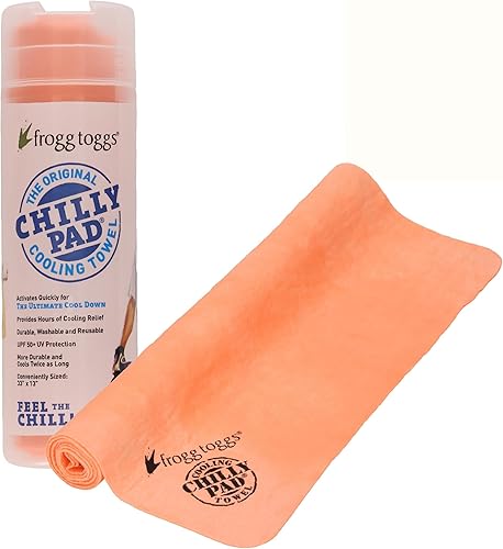FROGG TOGGS Chilly Pad, toalla de enfriamiento instantáneo, larga duración, reutilizable, para deportes y exteriores, toalla de cuello 33 x 13