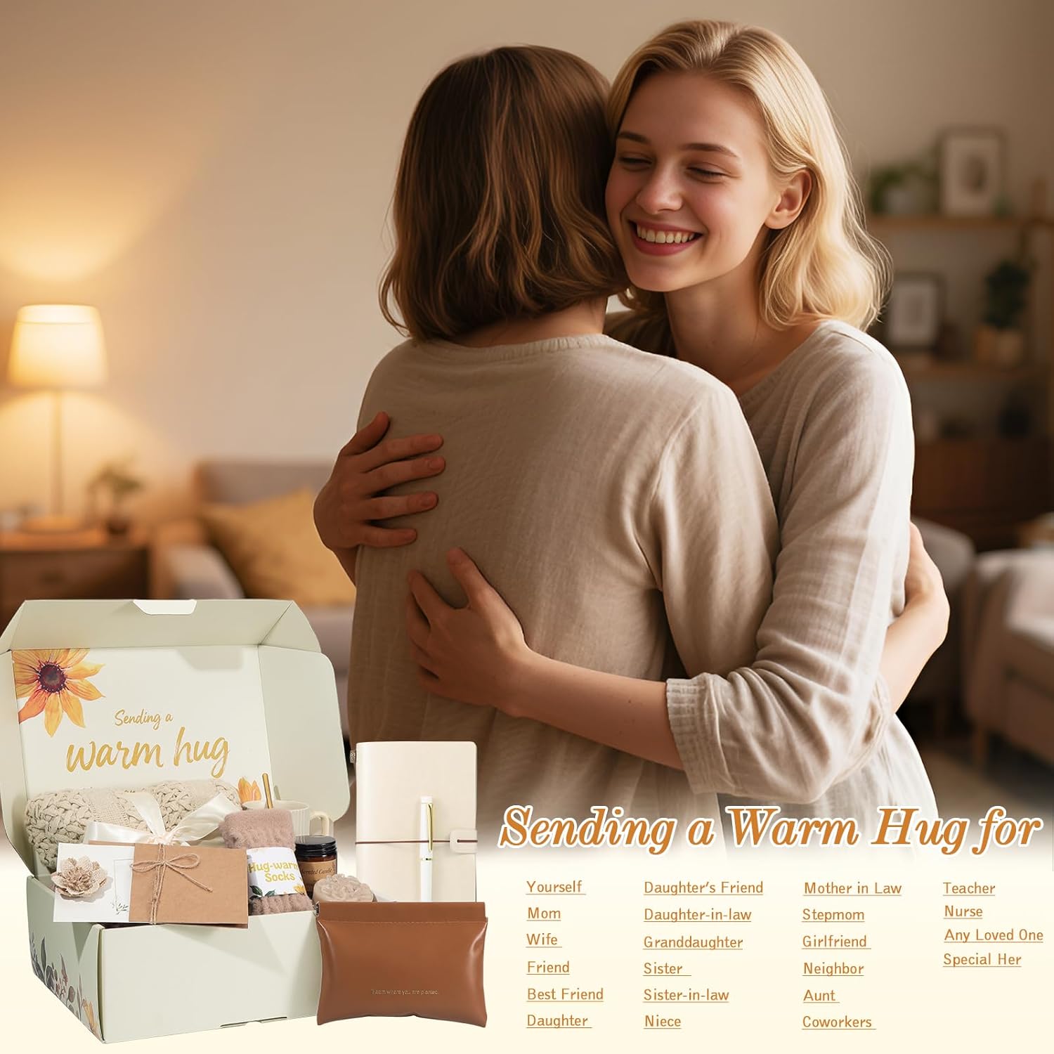 Self Care Gifts for Womens Birthday Gift Get Well Soon Gift - Sympathy Gift Baskets for Women Care Package, Thinking of You Gifts for Her Mom Wife Daughter Sister Girlfriend Best Friend - Image 3