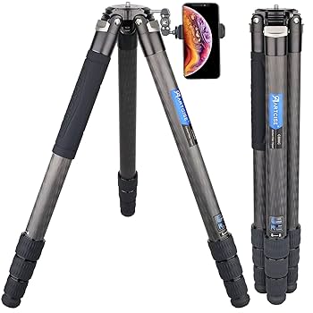 Amazon | カーボン 三脚 コンパクトトラベル三脚 40mmパイプ径