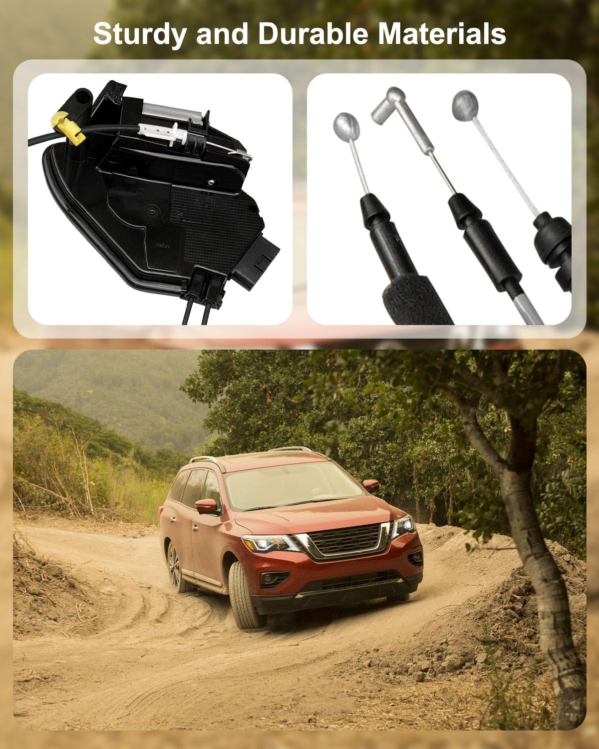 Door Lock Latch Actuator Assembly Fit for Nissan Rogue 2014 2015 2016 2017 2018 2019 Sport Utility Replace 80501-4BA0A 80501-4BA0B 805014BA0A 805014BA0B for Front Left Driver Side