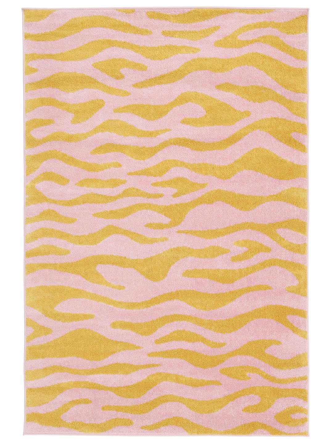 RugVista Woodcut Tapis intérieur et extérieur, Rectangulaire, 100 x 160 cm