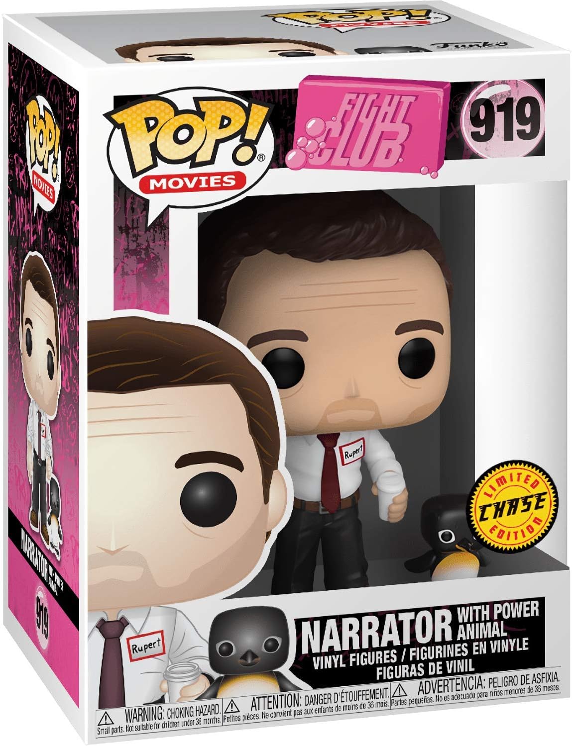 Lоwеѕt Prісе Narrator with Poweâ€Šr Animal (Chase): Funkâ€Šo Pop! Movies Vinyl Figure Bundle with 1 Compatible 'ToysDiva' Graphic Protector (919 - 47165 - B)