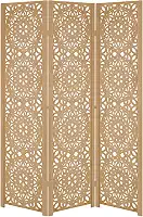 Biombo Divisoria Inteiro Divisor Separador de Ambiente Madeira MDF (3, Mandala)
