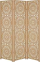 Biombo Divisoria Inteiro Divisor Separador de Ambiente Madeira MDF (3, Mandala)