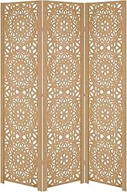 Biombo Divisoria Inteiro Divisor Separador de Ambiente Madeira MDF (3, Mandala)