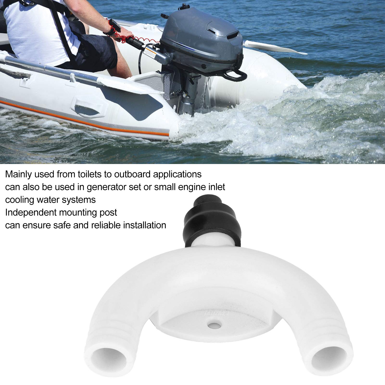 Valvola Anti-Sifone Marina Da 19mm - Anello Di Ventilazione Per Imbarcazioni - Resistente Ai UV Per Scarichi - Foto 14