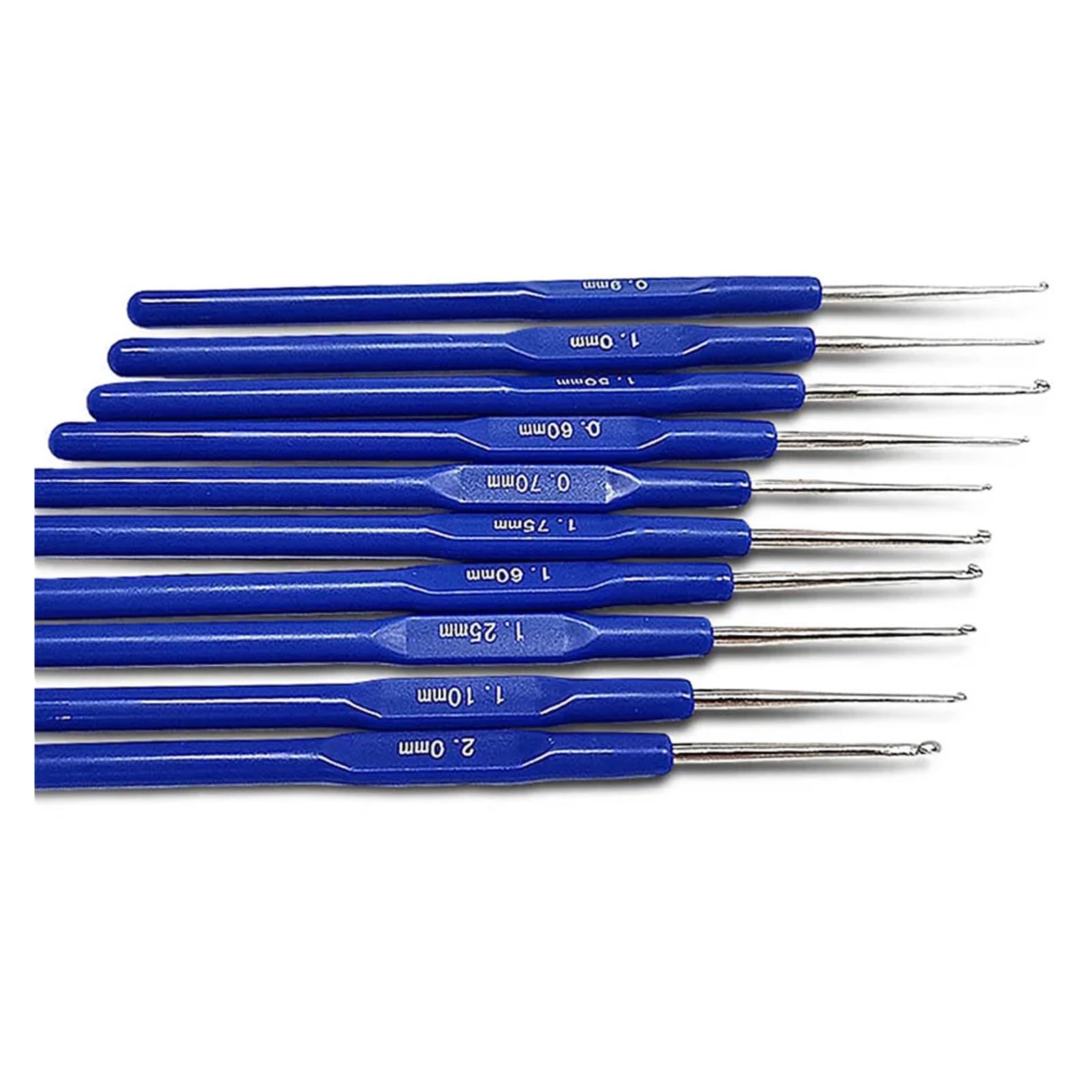 L6NqIAG Crochet Kit Crochet Hooks Set Stitches Handle Knitting Needles Weaving Embroidery Handicraft Sewing Weave Tools Accessories 10pcs