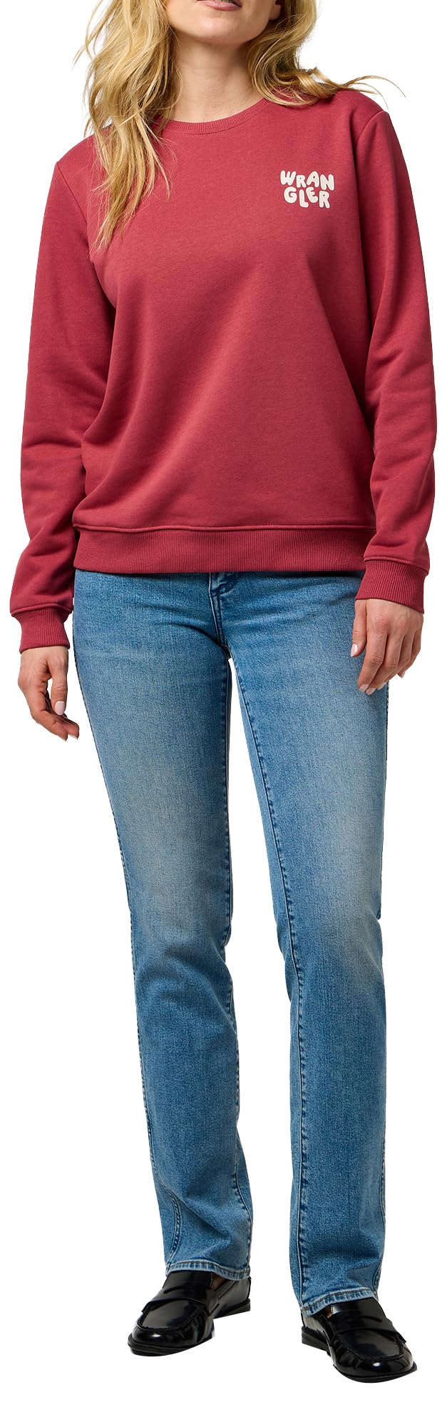 Wrangler Regular Sweat Felpa Donna