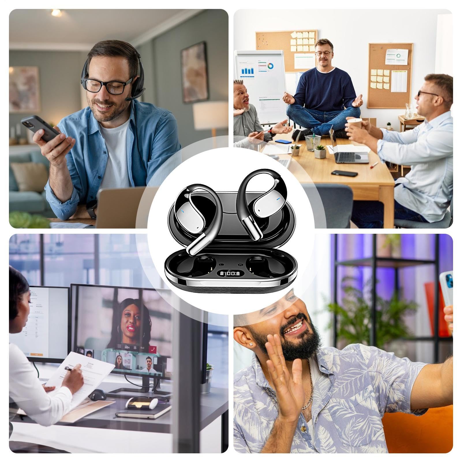 Auricolari Traduttore Con Intelligenza Artificiale In Reale, Cuffie Con Traduzione In 144 Lingue, Cuffie Wireless Con Precisione Elevata E Voce HD, Dispositivo Interprete Per Conversazioni In Reale