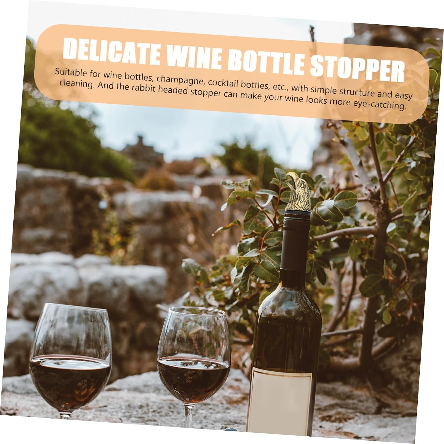 Eagle Head Wine Pourer Spout Multi Function Decanter for Seamless Pouring present for Wine Lovers Great for Weddings Parties Banquets