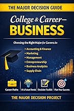 The Major Decision — College & Career: Business 2026: How to Choose a College Major for Careers in Accounting, Finance, Marketing, Management, Entrepreneurship, Business Analytics & Supply Chain