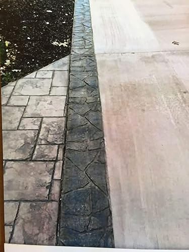 Miniatura 2 de Sellos de hormigón de piedra Canyon para bordes  Patrón decorativo de pavimentador de losa resistente, alfombrilla texturizada de poliuretano