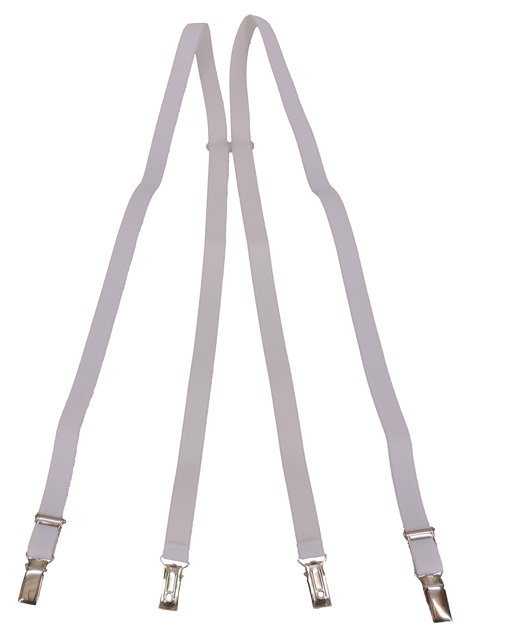Mazeys Mens 1/2 Inch Braces (White)