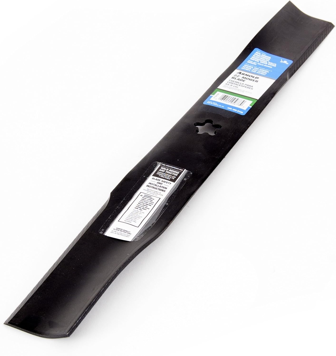 Arnold Mower Blade - For 22-Inch Walk-Behind Mowers - Fits Various CRAFTSMAN, Husqvarna, and Other Top Models, (490-100-0130)