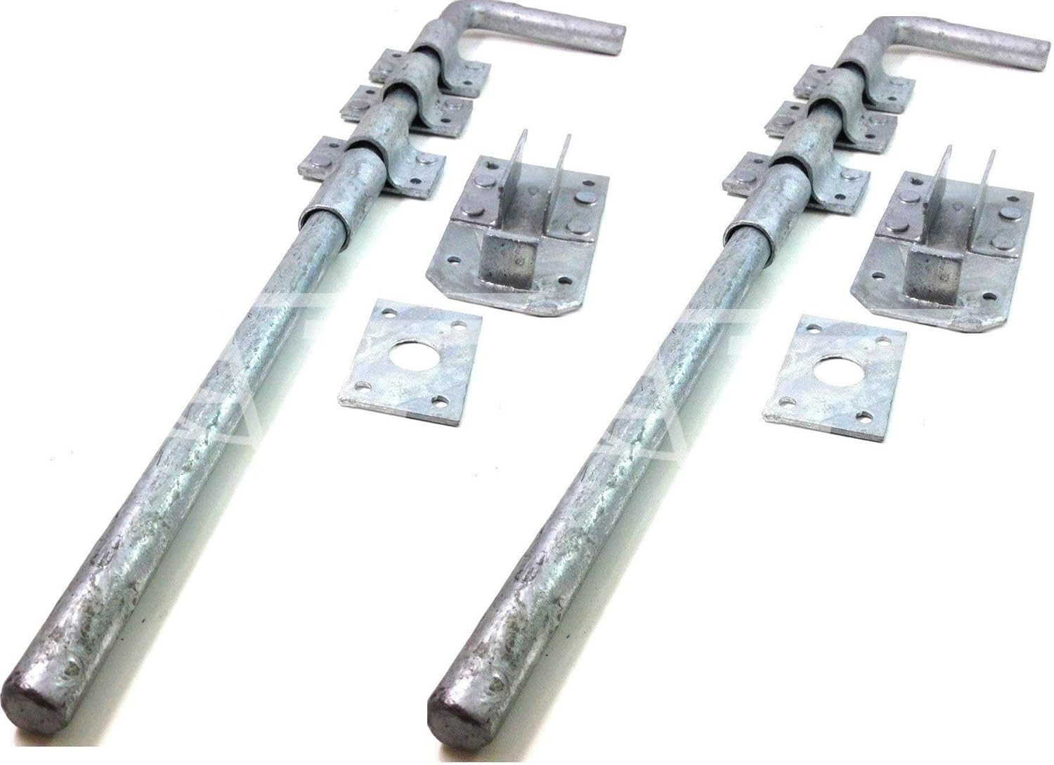 2 x Drop Bolts for Wooden Gates Garage Door Bolts, Gate Drop Bolts