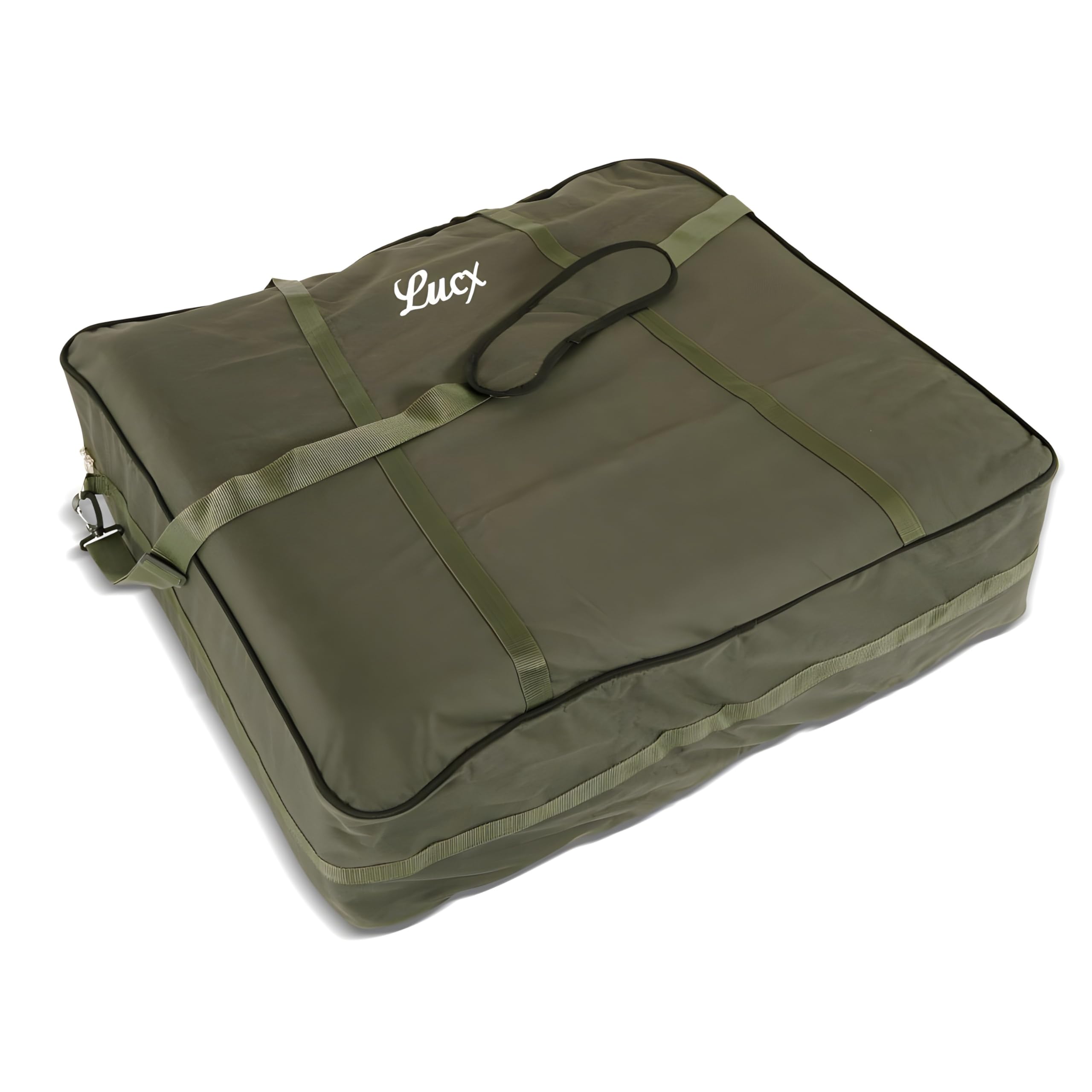 Lucx Bolsa de Transporte XXL para Cama, Silla de Pesca, Tumbona de Carpa, Tumbona de jardín, Bolsa de Transporte (Largo x Ancho x Alto): 82 x 90 x 30 cm