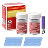 Accu-Answer 50 Hemoglobin Test Strips for Accu-Answer 4-in-1 Meter, No Code Card Needed