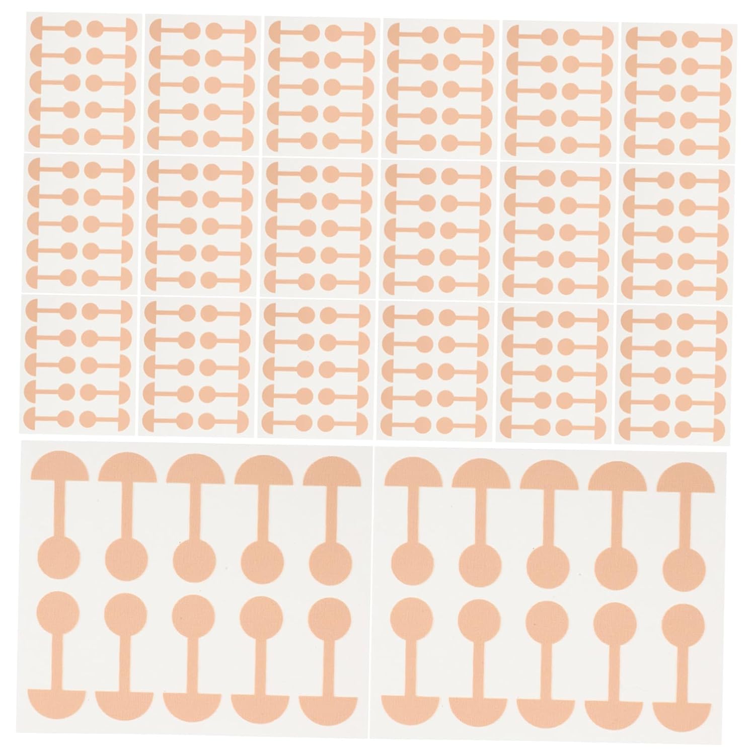 Self-adhesive Nose Wing Adhesive Strips for Women, 50 Pieces Nasal Shaping Patches, Breathable Elastic Nose Slimming Tape for Nostril Reduction and Contouring
